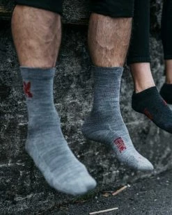 Chaussettes Merino Crew Chrome