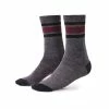 Chaussettes Merino Crew Stripe Chrome -Vélos Soldes Boutique chaussettes merino crew stripe chrome