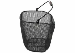 KLICKFIX PANIER AVANT UNI NOIR -Vélos Soldes Boutique klickfix panier avant uni noir 2