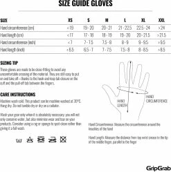 GripGrab ProGel - Bike Gloves -Vélos Soldes Boutique 1001 GripGrab Size Chart 1