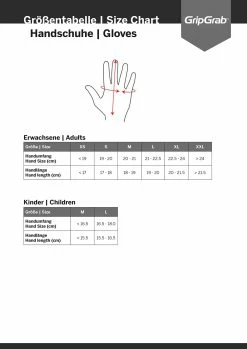 GripGrab Aerolite InsideGrip - Bike Gloves -Vélos Soldes Boutique sizing gripgrab handschuhe 3